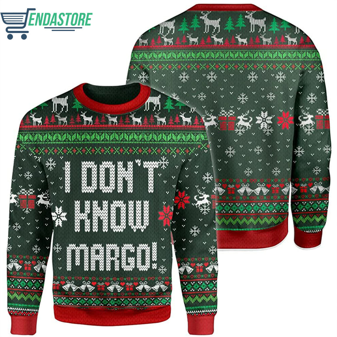 I don’t know margo 3D Ugly Christmas Sweater - Holiday Gift product image