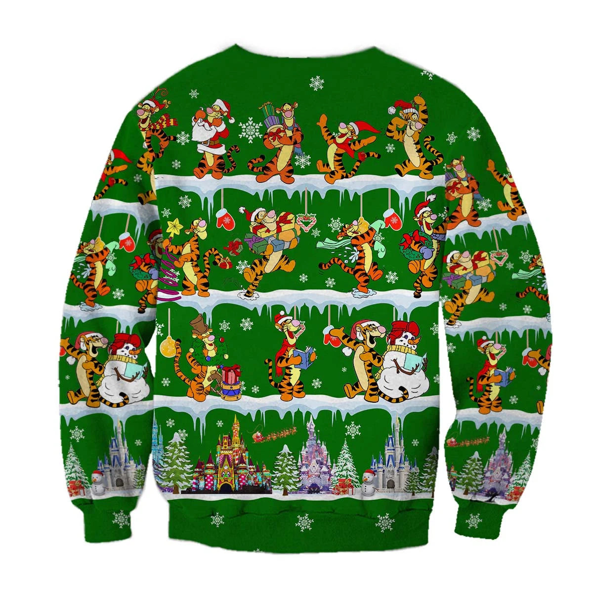 Tigger pattern Xmas 3D Christmas Sweater - Holiday Gift product image 3