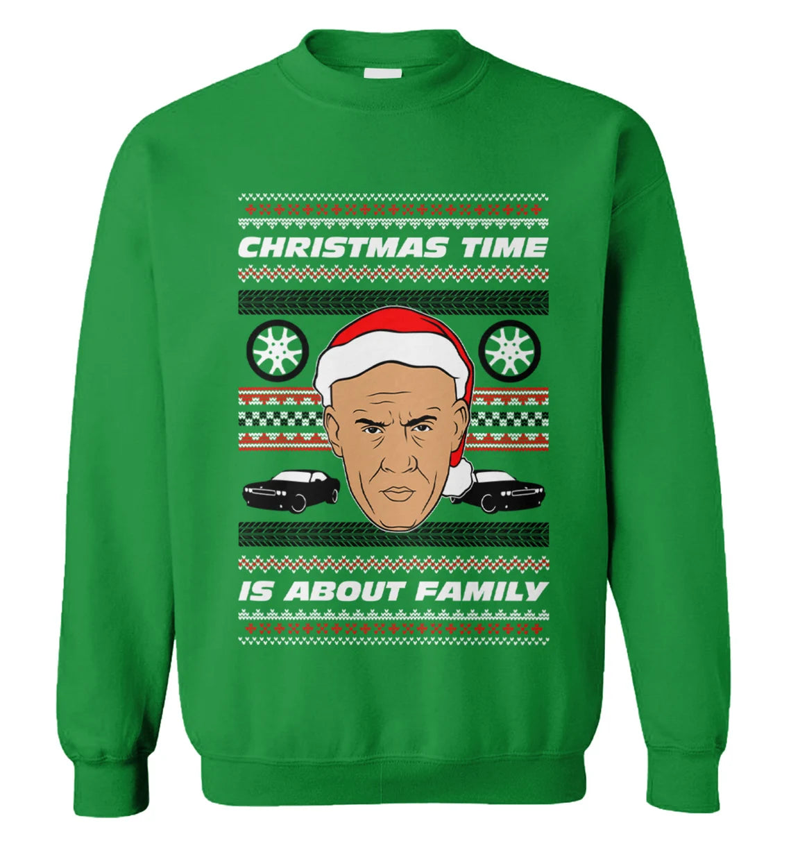 Dom Toretto christmas time is about family Christmas Sweater - Holiday Gift product image