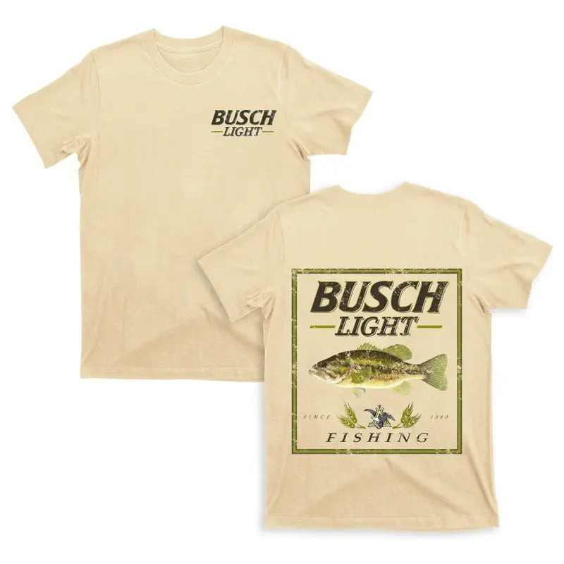 2 Sides Busch Light Fishing Largemounth Bass Perch - Adult & Kids T-Shirts, Sweatshirts & Hoodies apparel design preview 1