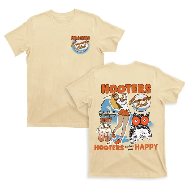 2 Sides Vintage Spencers Hooters Country Club Her Him - Adult & Kids T-Shirts, Sweatshirts & Hoodies apparel design preview 1