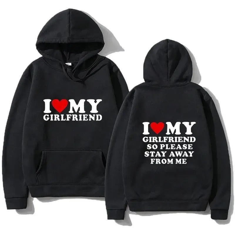 2 Sides I Love My Girlfriend Printed Couple Sports - Adult & Kids T-Shirts, Sweatshirts & Hoodies apparel design preview 1
