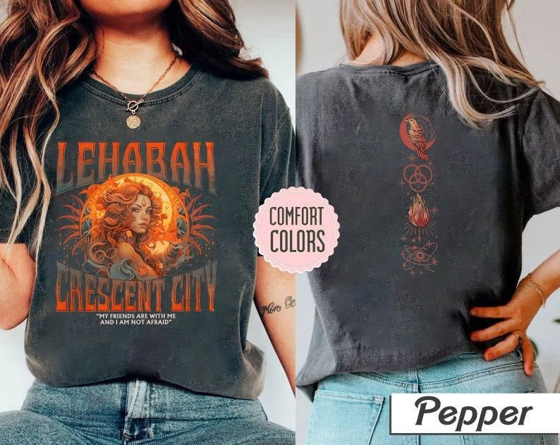 2 Slide Crescent City Fan 'My Friends Are Me Lehabah' - Adult & Kids T-Shirts, Sweatshirts & Hoodies apparel design preview 1