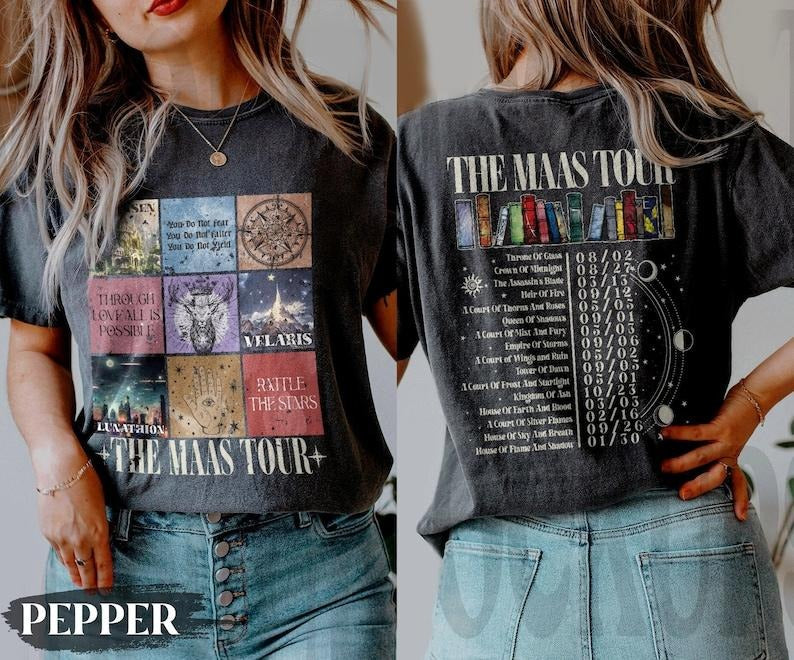 2 Slide Vintage Sarah JMaas Eras Tour Mas ACOTAR - Adult & Kids T-Shirts, Sweatshirts & Hoodies apparel design preview 1