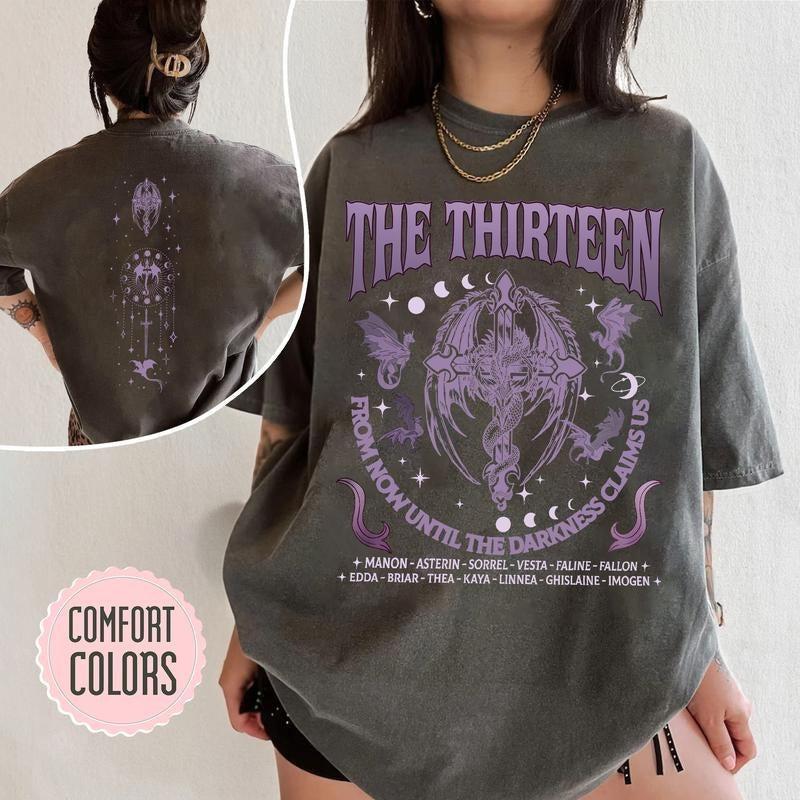 2 Slide Thirteen Throne Glass Now Until Darkness - Adult & Kids T-Shirts, Sweatshirts & Hoodies apparel design preview 1
