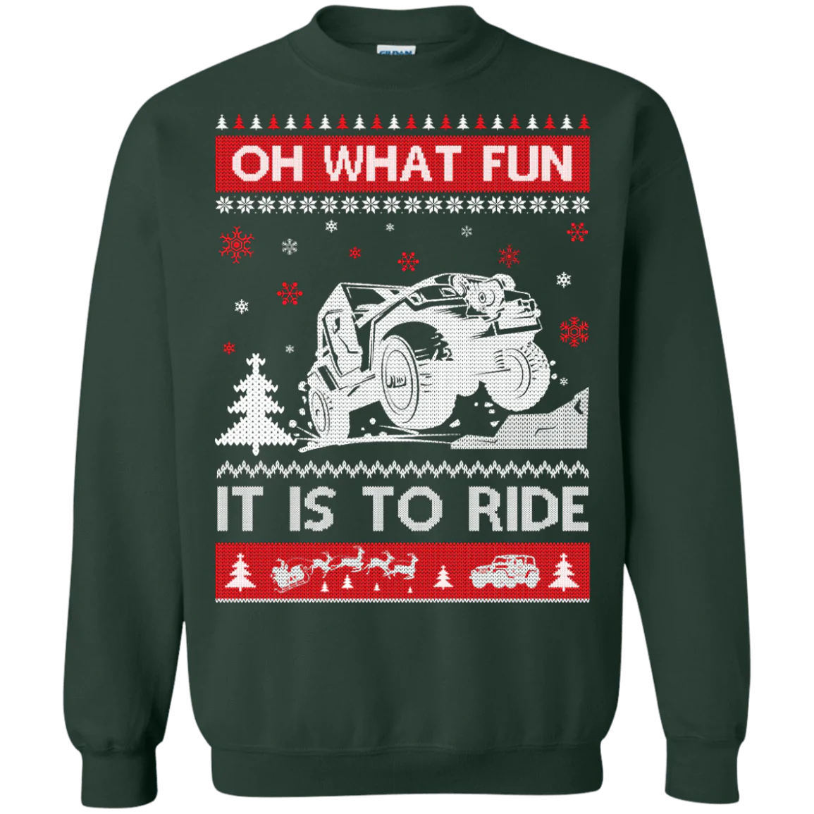 Oh what fun it is to ride Christmas Sweater - Holiday Gift product image 3