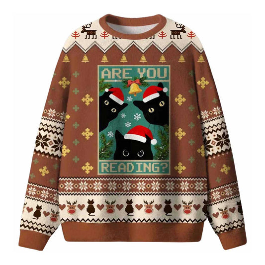 Are You Reading Ugly Christmas Sweater - Holiday Gift product image