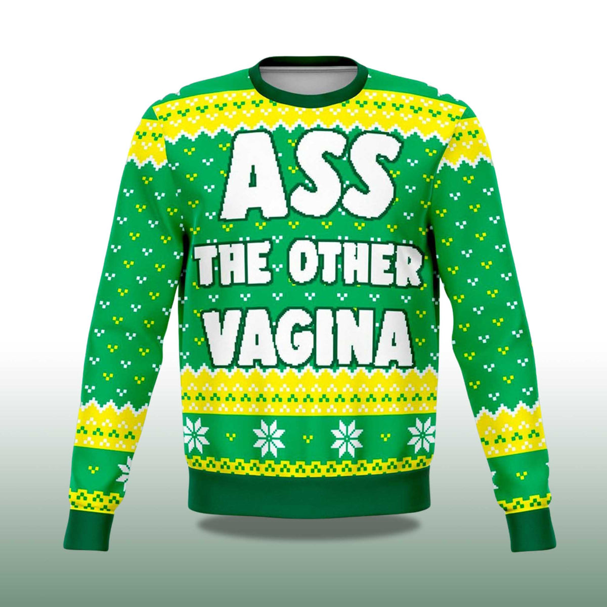 Ass The Other Vagina Ugly Christmas Sweater - Holiday Gift product image 4
