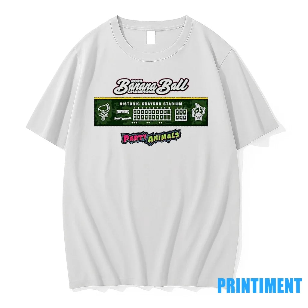 2025 Banana Ball World Tour Champion Party Animals - Adult & Kids T-Shirts, Sweatshirts & Hoodies apparel design preview 1
