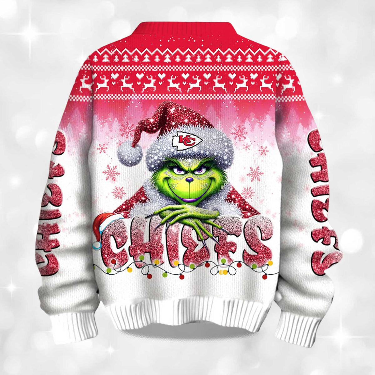 Chiefs Grnch Season Ugly Christmas Sweater - Holiday Gift product image 4