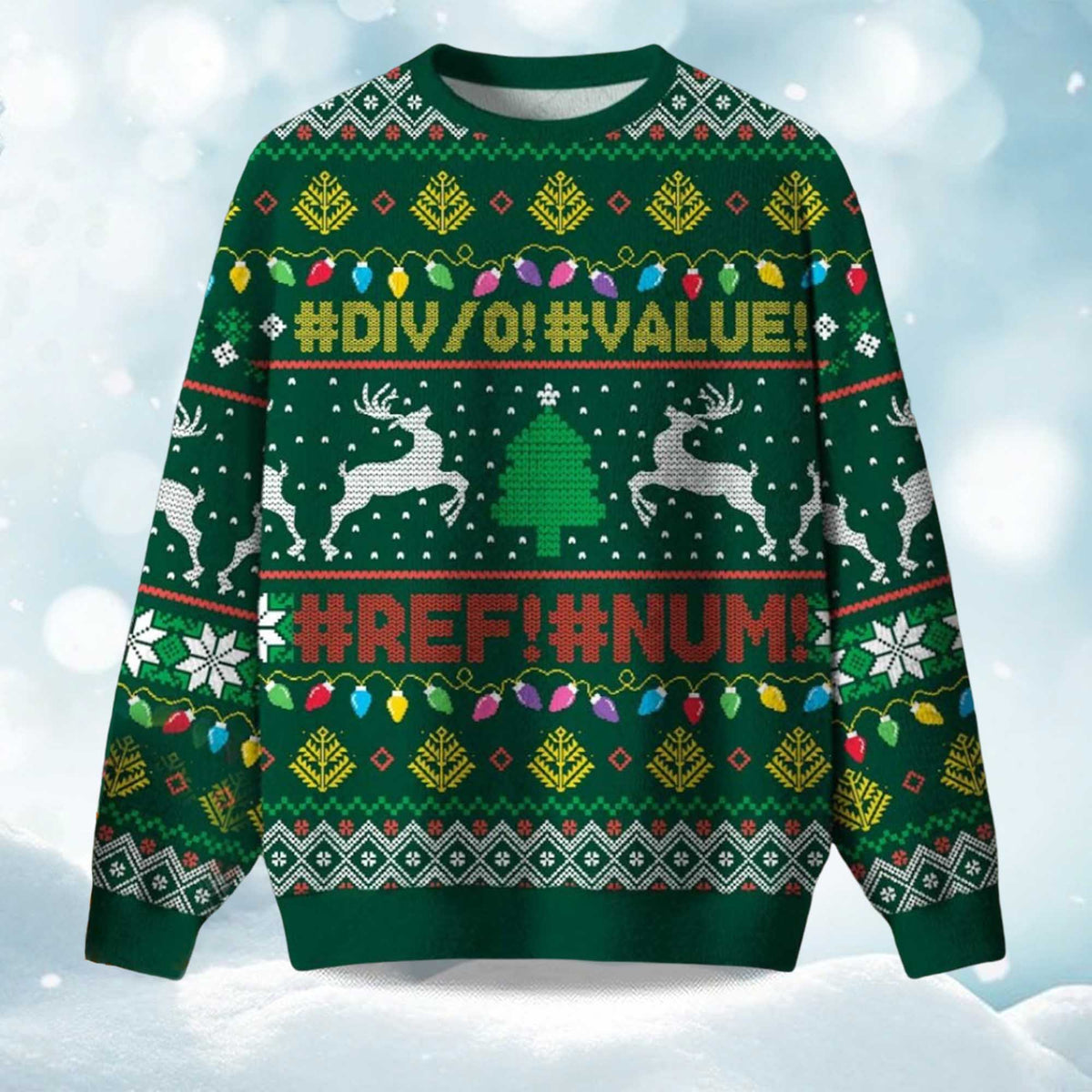 DIV0 Value Ref Num Ugly Christmas Sweater - Holiday Gift product image