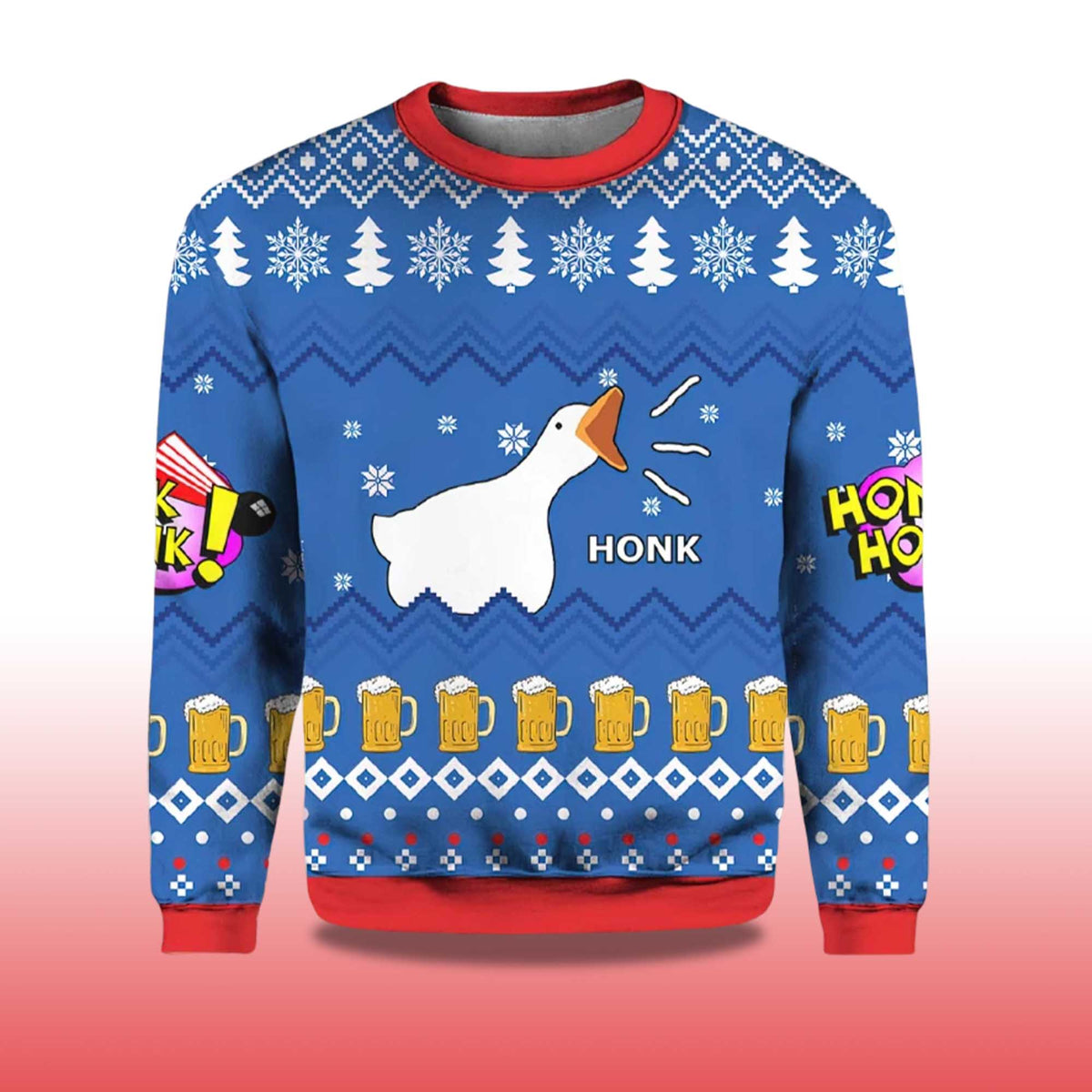 Goose Honk Ugly Christmas Sweater - Holiday Gift product image 4