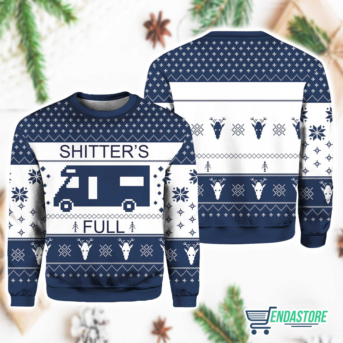 Griswold Shitters Full 3D Ugly Christmas Sweater - Holiday Gift product image