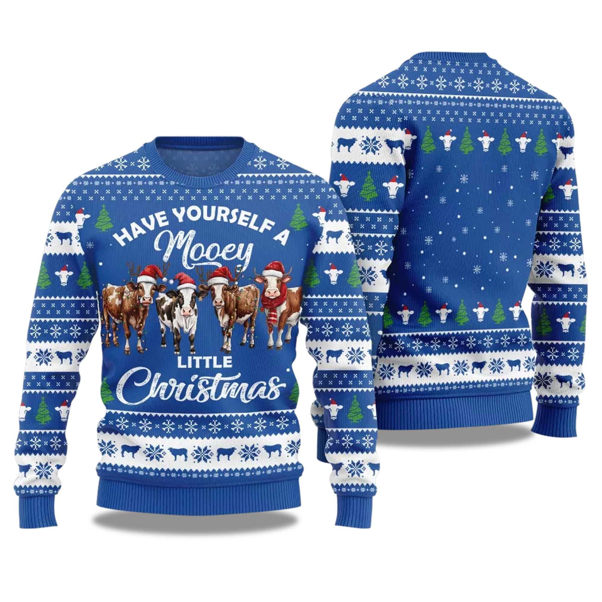 Have Yourself a little Christmas Mooey Ugly Christmas Sweater - Holiday Gift product image