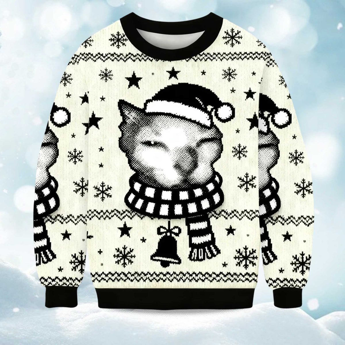 I Need Ibuprofen Funny Cat Ugly Christmas Sweater - Holiday Gift product image