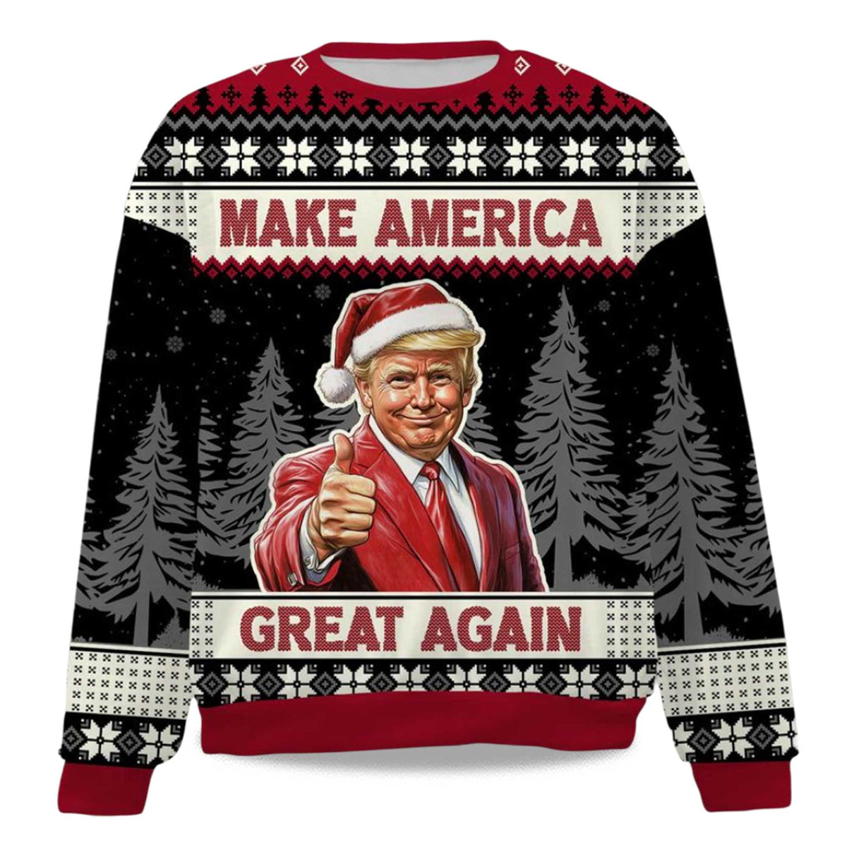 Make America Great Again Ugly Christmas Sweater - Holiday Gift product image