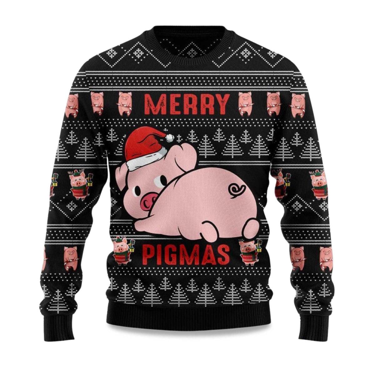 Merry Pigmas Ugly Christmas Sweater - Holiday Gift product image