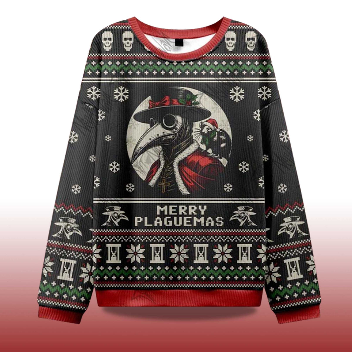 Merry Plaguemas Ugly Christmas Sweater - Holiday Gift product image 4