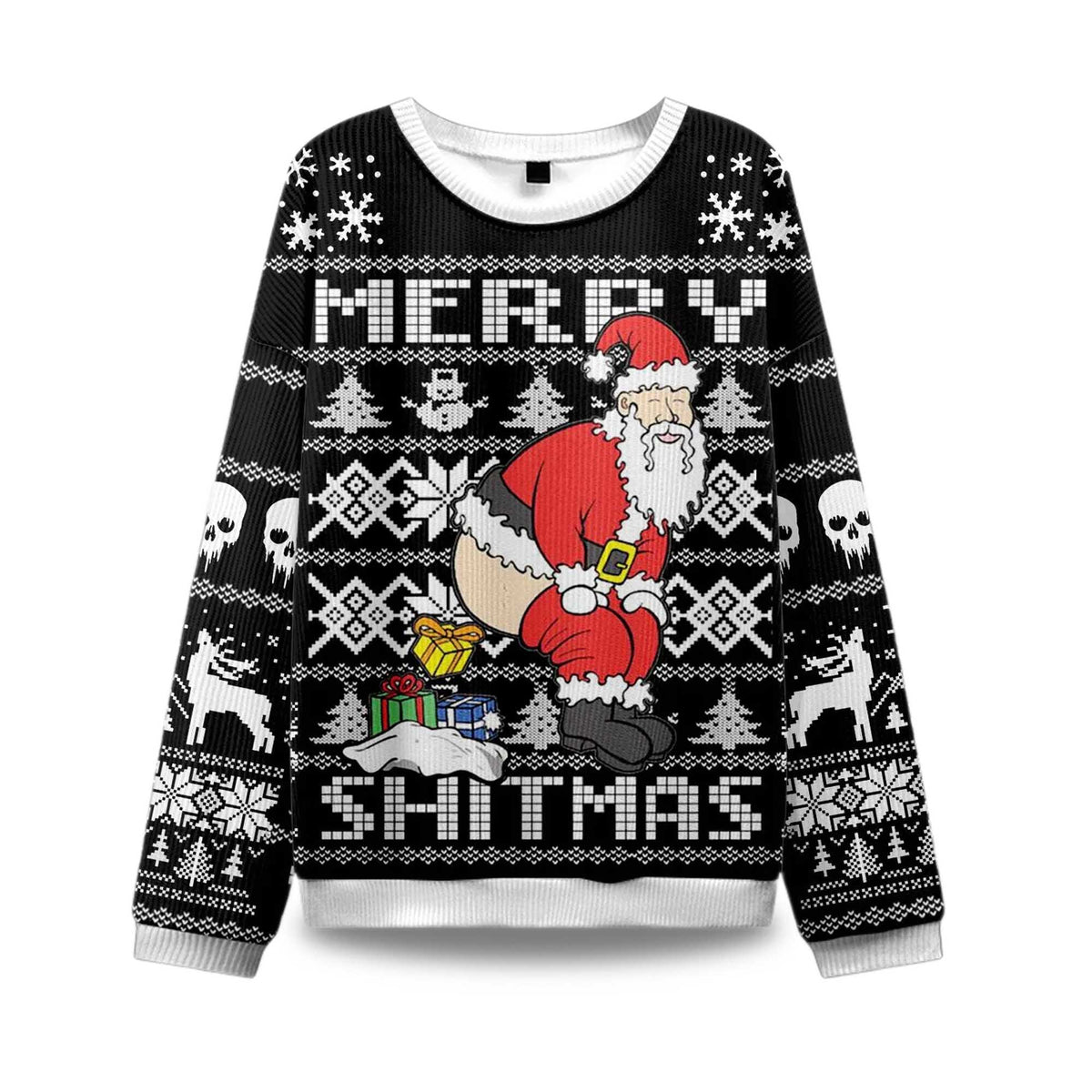 Merry Shitmas Ugly Christmas Sweater - Holiday Gift product image
