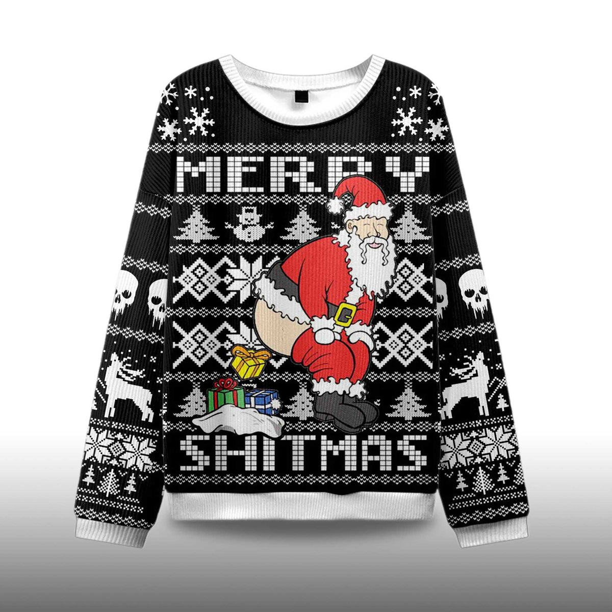 Merry Shitmas Ugly Christmas Sweater - Holiday Gift product image 4