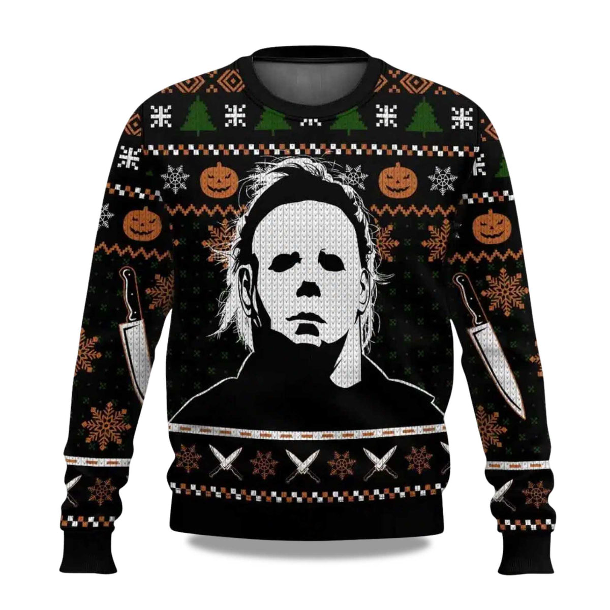 Michael Myers Ugly Christmas Sweater - Holiday Gift product image