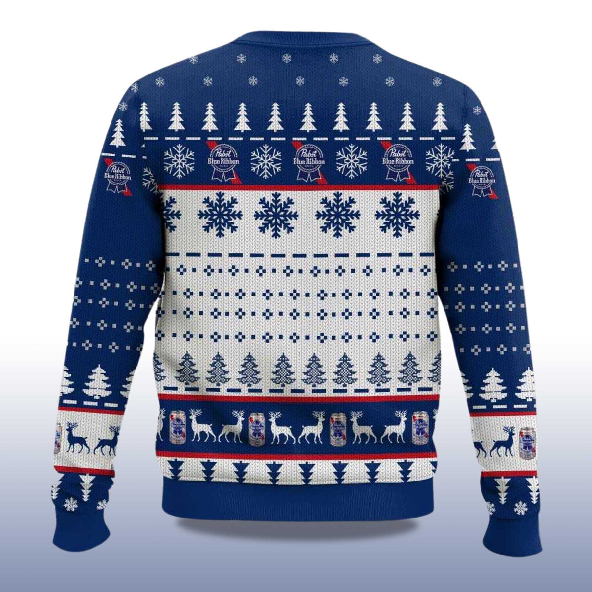 Pabst Blue Ribbon Titties Ugly Christmas Sweater - Holiday Gift product image 4