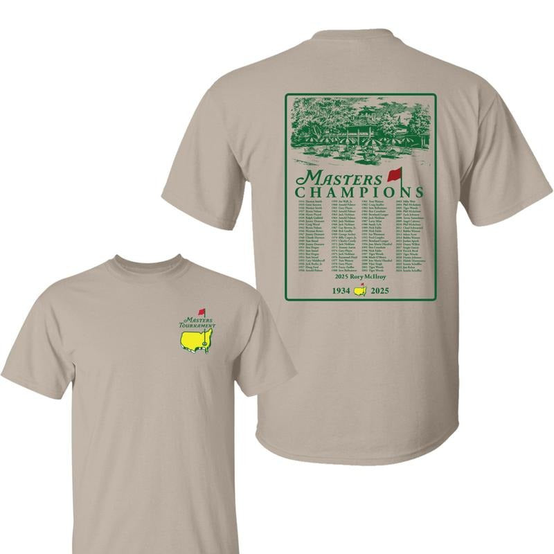 2025 Rry Mclroy Master Augusta National Champs - Adult & Kids T-Shirts, Sweatshirts & Hoodies apparel design preview 1