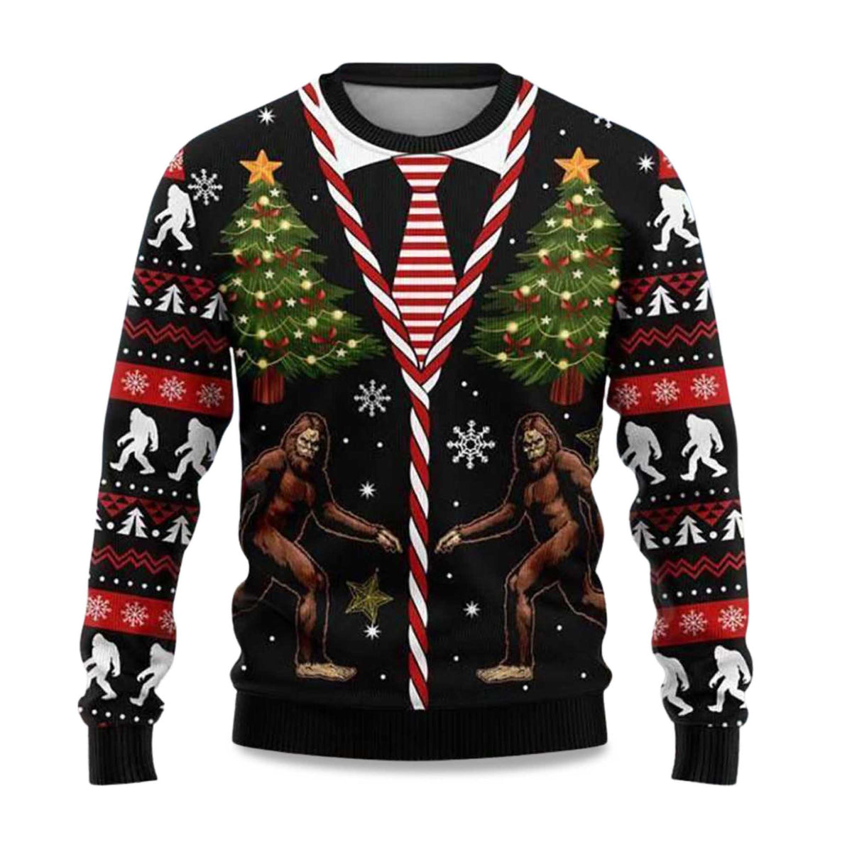 Sasquatch Bigfoot Christmas Vest Ugly Christmas Sweater - Holiday Gift product image