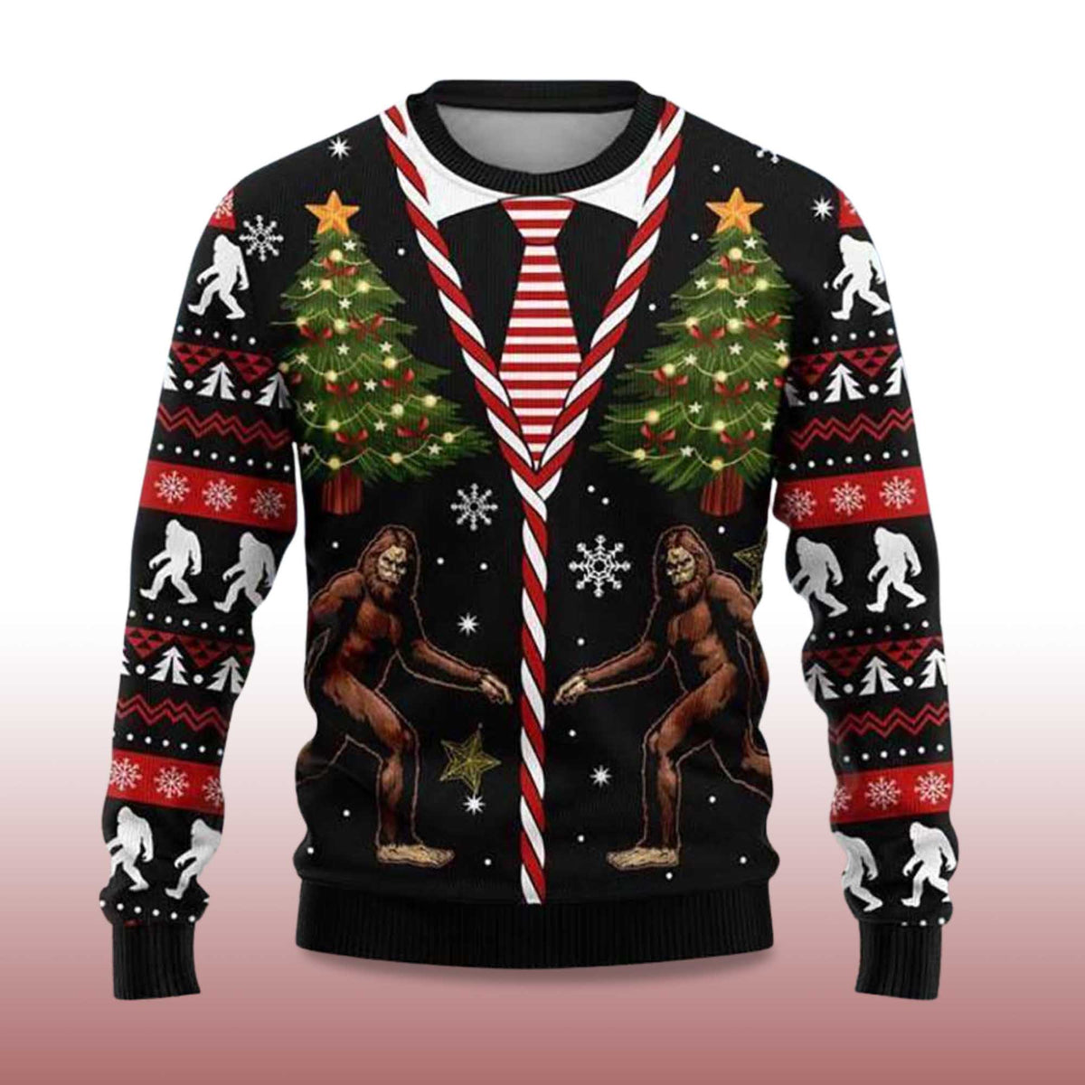Sasquatch Bigfoot Christmas Vest Ugly Christmas Sweater - Holiday Gift product image 4
