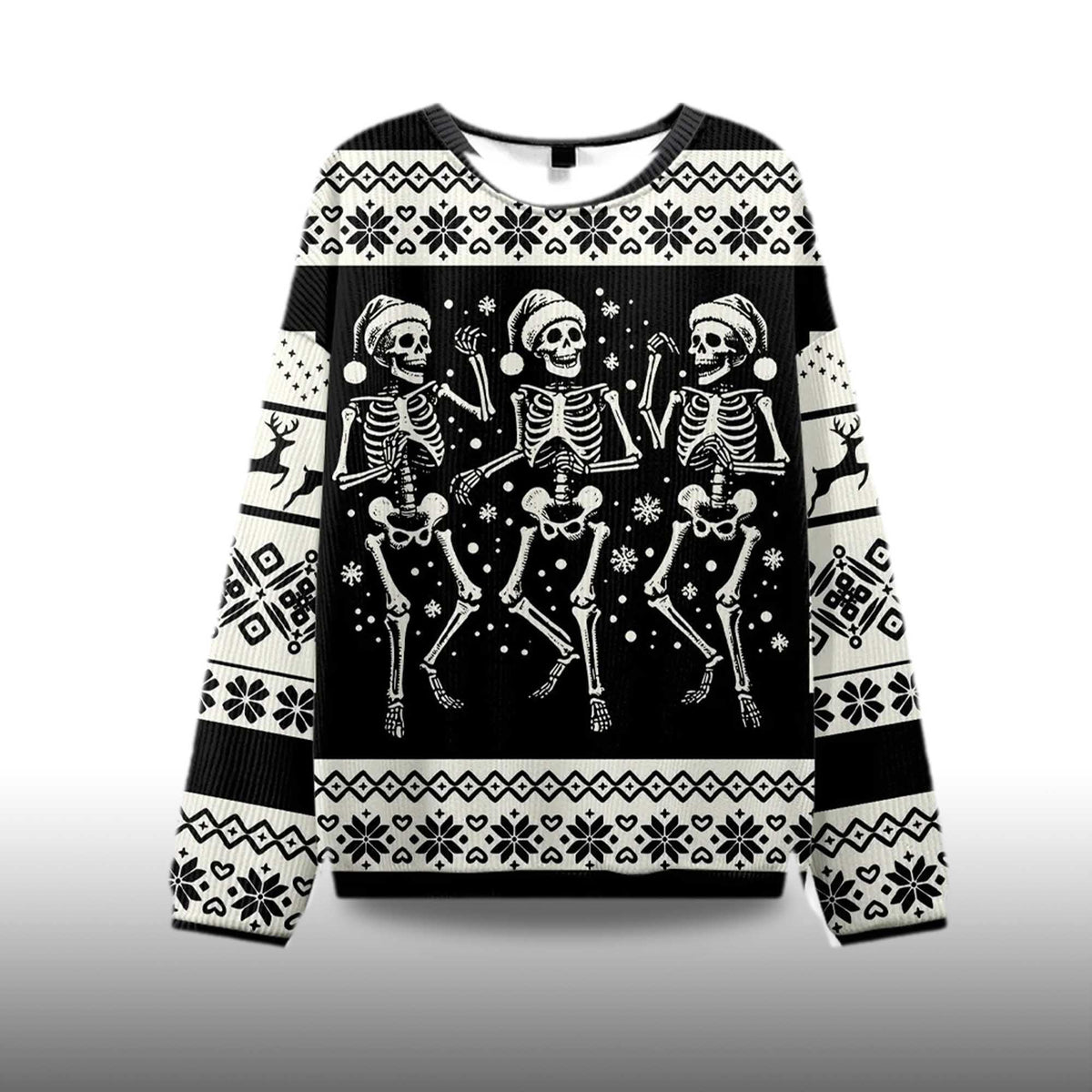 Skeleton Dance Ugly Christmas Sweater - Holiday Gift product image 4