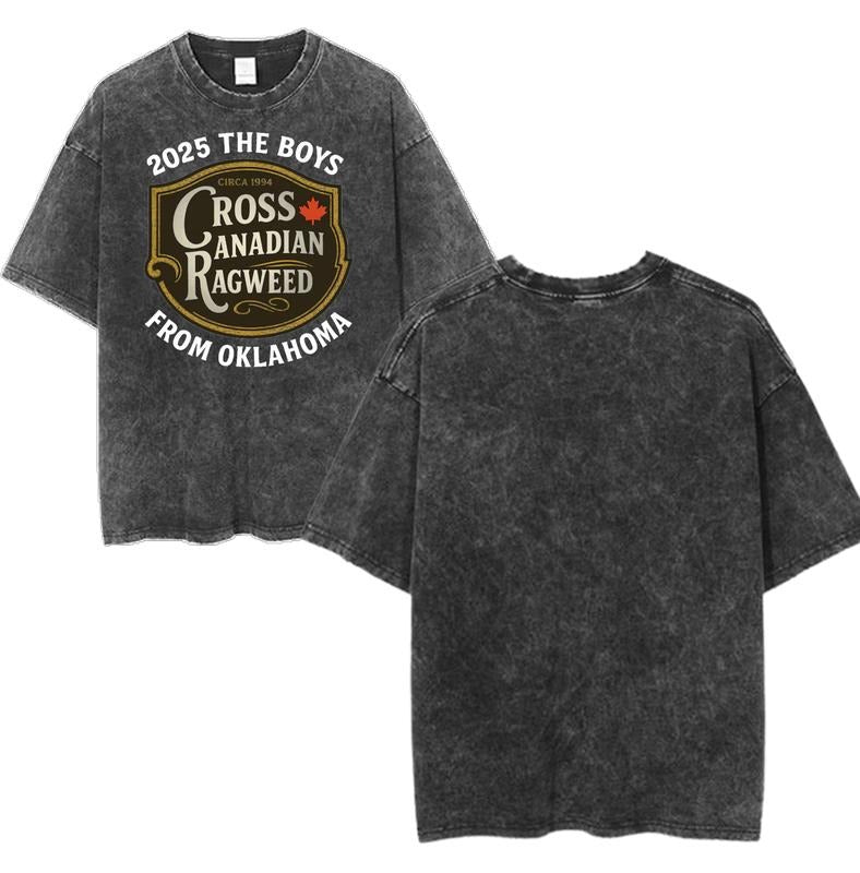 2025 Cross Canadian Ragweed Oklahoma Vintage Retro - Adult & Kids T-Shirts, Sweatshirts & Hoodies apparel design preview 1