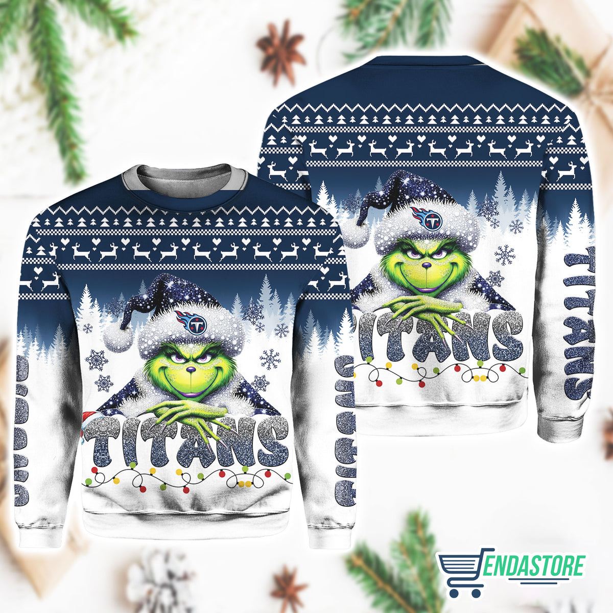 Titans Grnch Season 3D Ugly Christmas Sweater - Holiday Gift product image