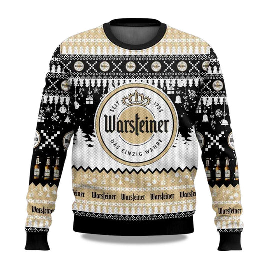 Warsteiner German Beer Ugly Christmas Sweater - Holiday Gift product image