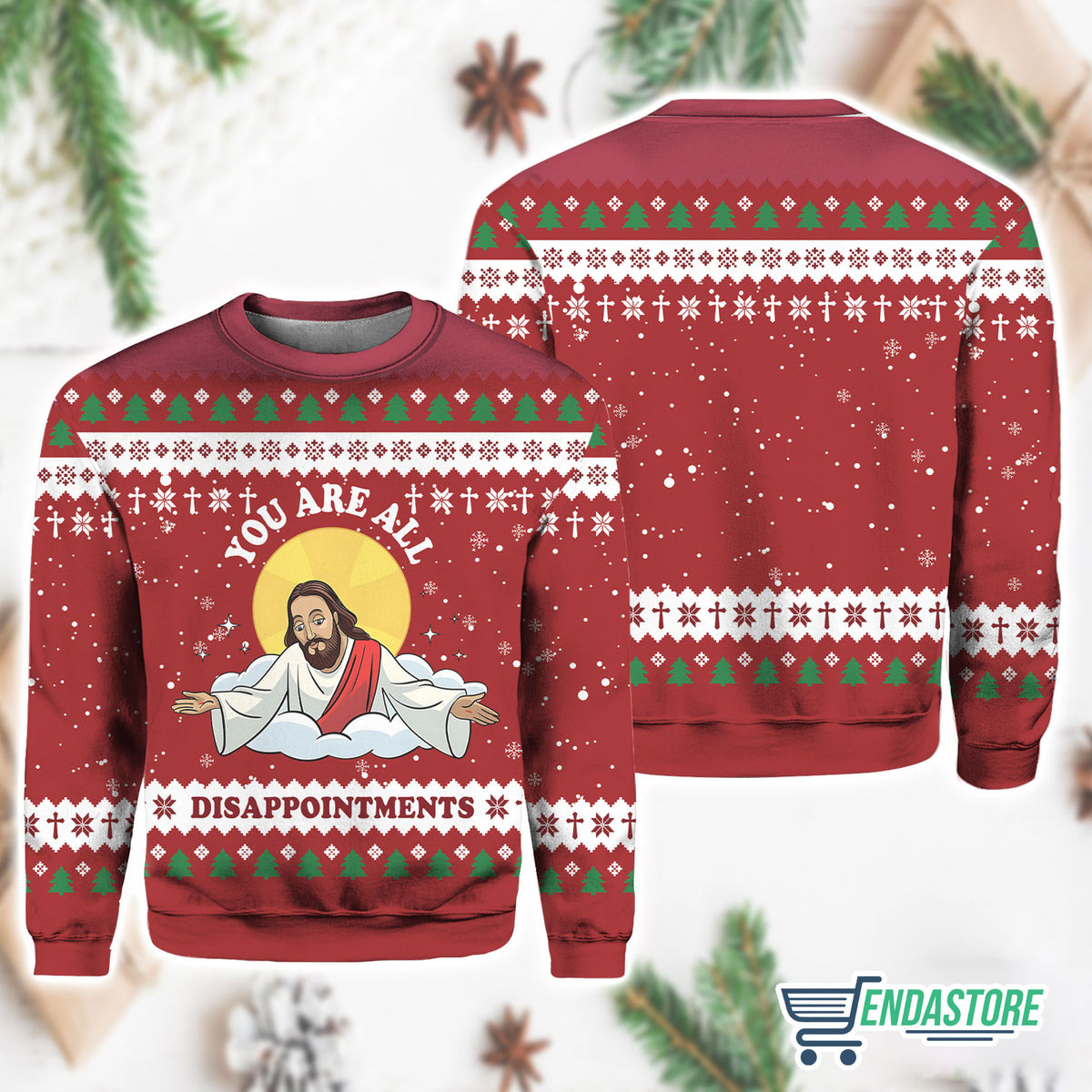 You Are All Disappointments 3D Ugly Christmas Sweater - Holiday Gift product image