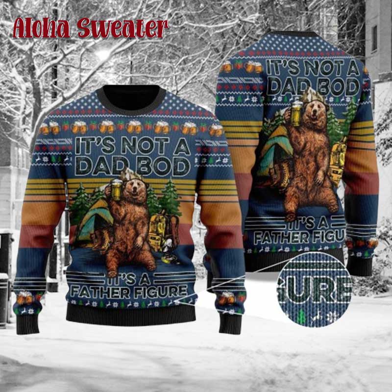 Santa I’m Here For The Turkey And Beer Ugly Christmas Sweater - Holiday Gift product image 3