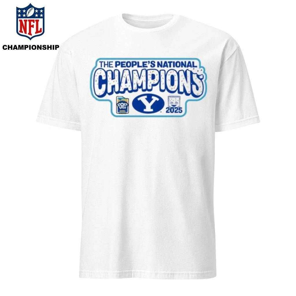 2025 POP-TARTS Bowl BYU CHAMPS - Adult & Kids T-Shirts, Sweatshirts & Hoodies apparel design preview 1