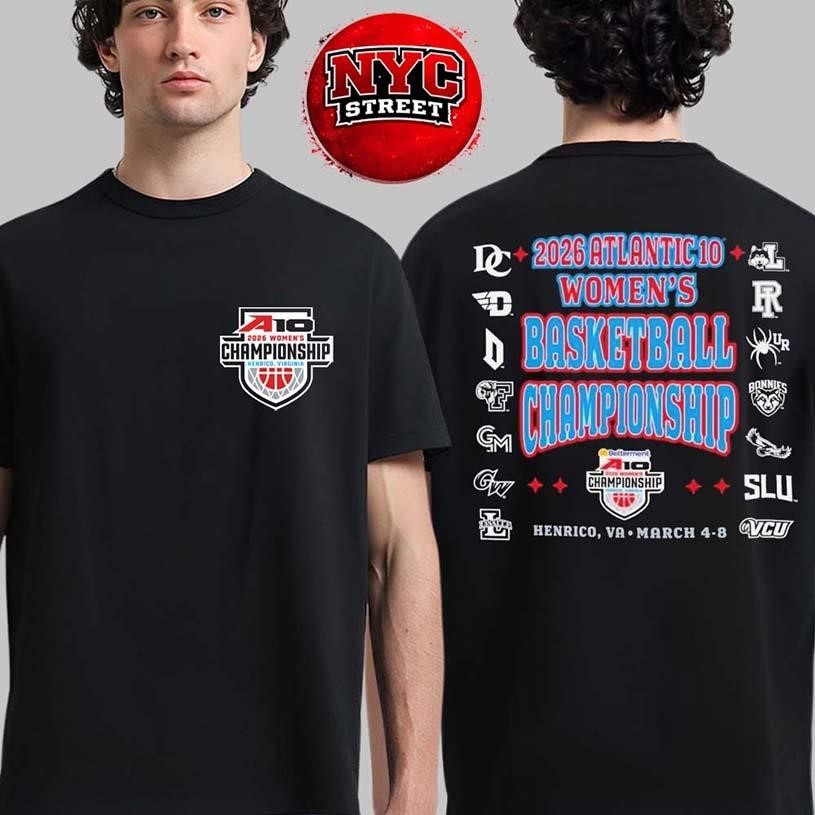 2026 Atlantic 10 Women's Basketball Championship - Adult & Kids T-Shirts, Sweatshirts & Hoodies apparel design preview 1