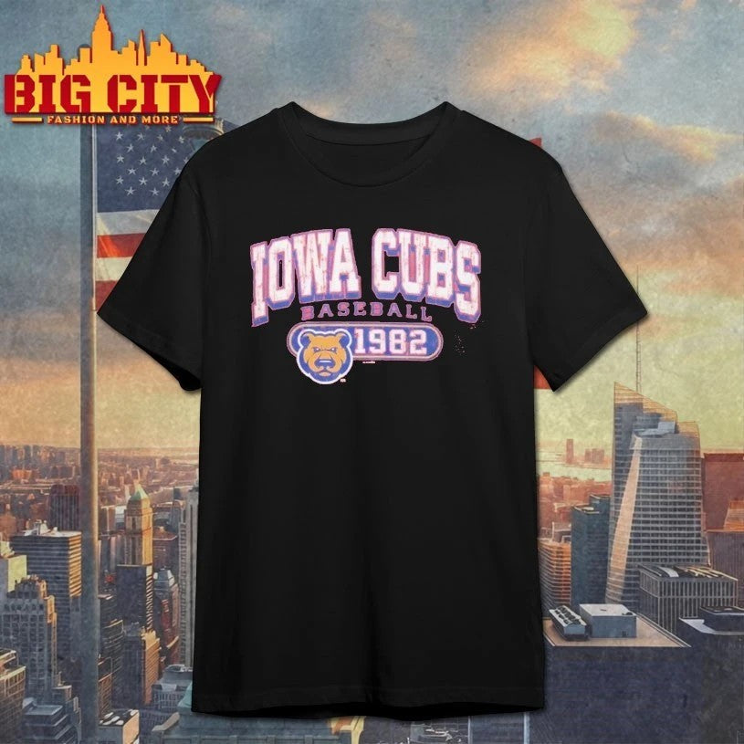 2026 Iowa Cubs Baseball 1982 Giveaway - Adult & Kids T-Shirts, Sweatshirts & Hoodies apparel design preview 1