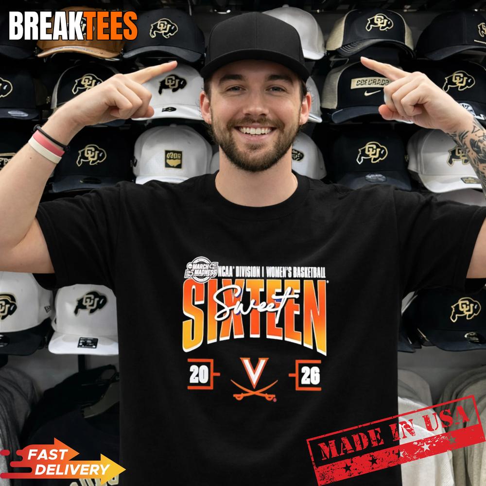 2026 March Madness Sweet 16 Virginia Cavaliers NCAA - Adult & Kids T-Shirts, Sweatshirts & Hoodies apparel design preview 1