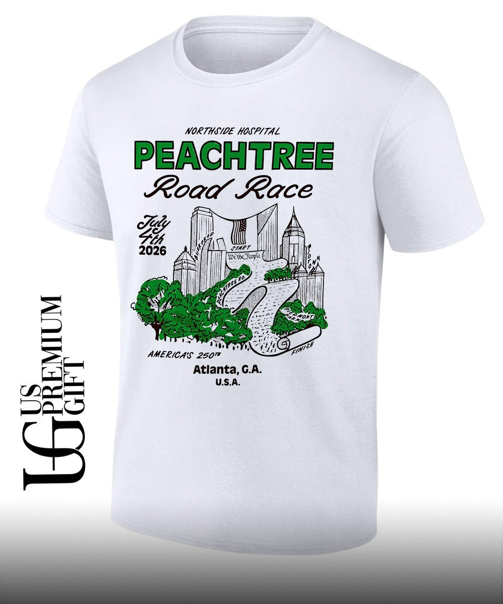 2026 Peachtree Road Race We The Peaches Dyan Szall - Adult & Kids T-Shirts, Sweatshirts & Hoodies apparel design preview 1