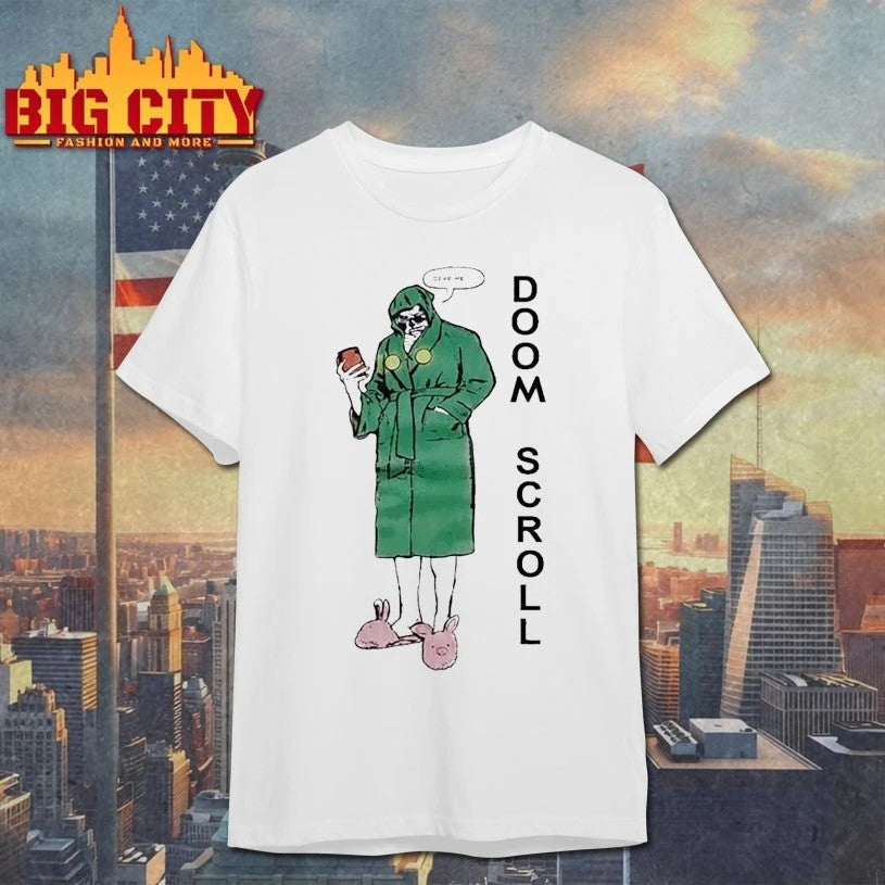 2026 Robert Downey Jr Doom Scroll - Adult & Kids T-Shirts, Sweatshirts & Hoodies apparel design preview 1