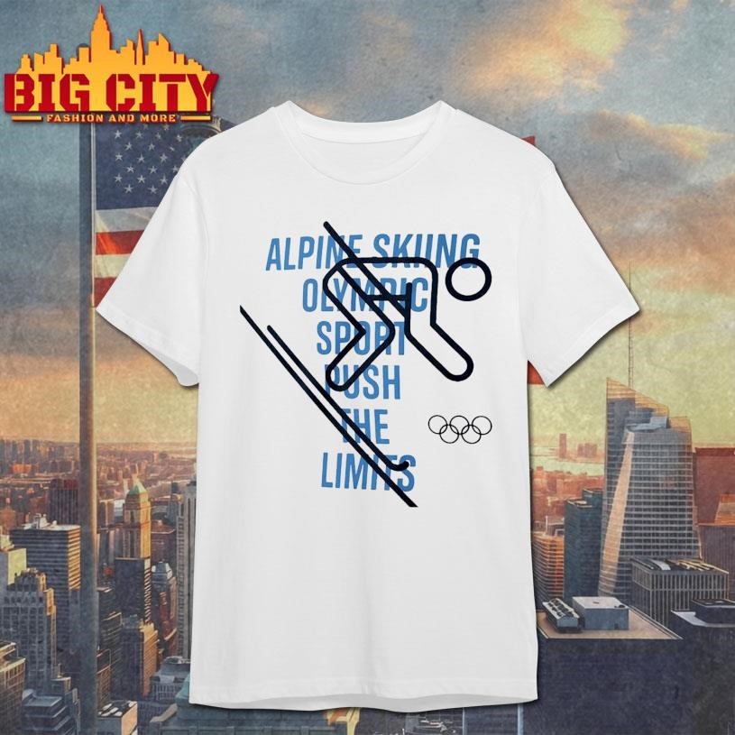 2026 Winter Olympics Alpine Skiing Graphic - Adult & Kids T-Shirts, Sweatshirts & Hoodies apparel design preview 1