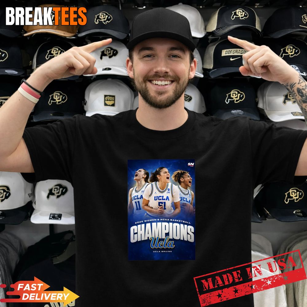 2026 Women's Basketball National Champions UCLA - Adult & Kids T-Shirts, Sweatshirts & Hoodies apparel design preview 1