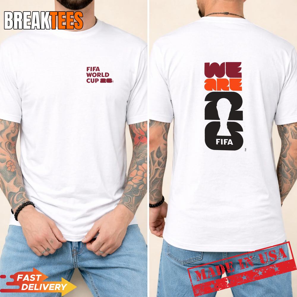 2026 World Cup We Are 26 White Feel the Pride - Adult & Kids T-Shirts, Sweatshirts & Hoodies apparel design preview 1