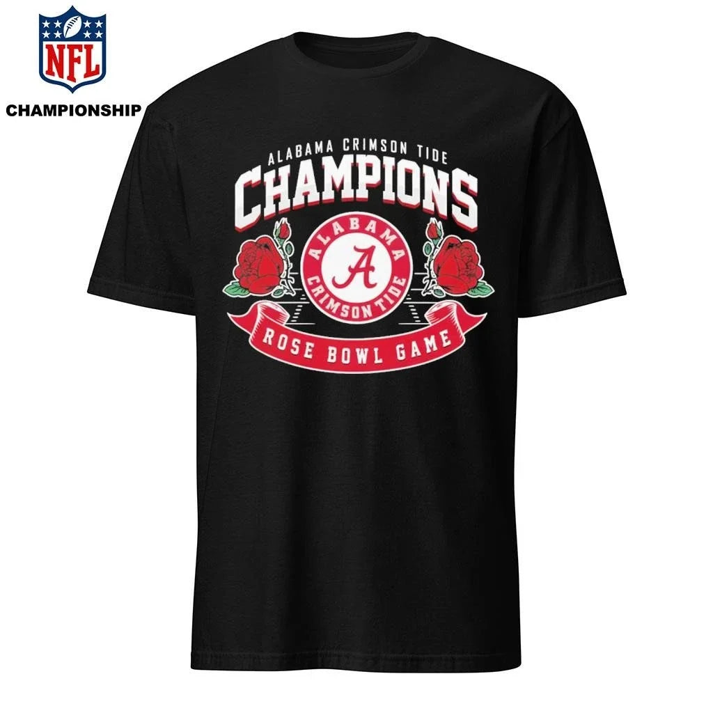 2026 Crimson Tide Rose Bowl Champions - Adult & Kids T-Shirts, Sweatshirts & Hoodies apparel design preview 1