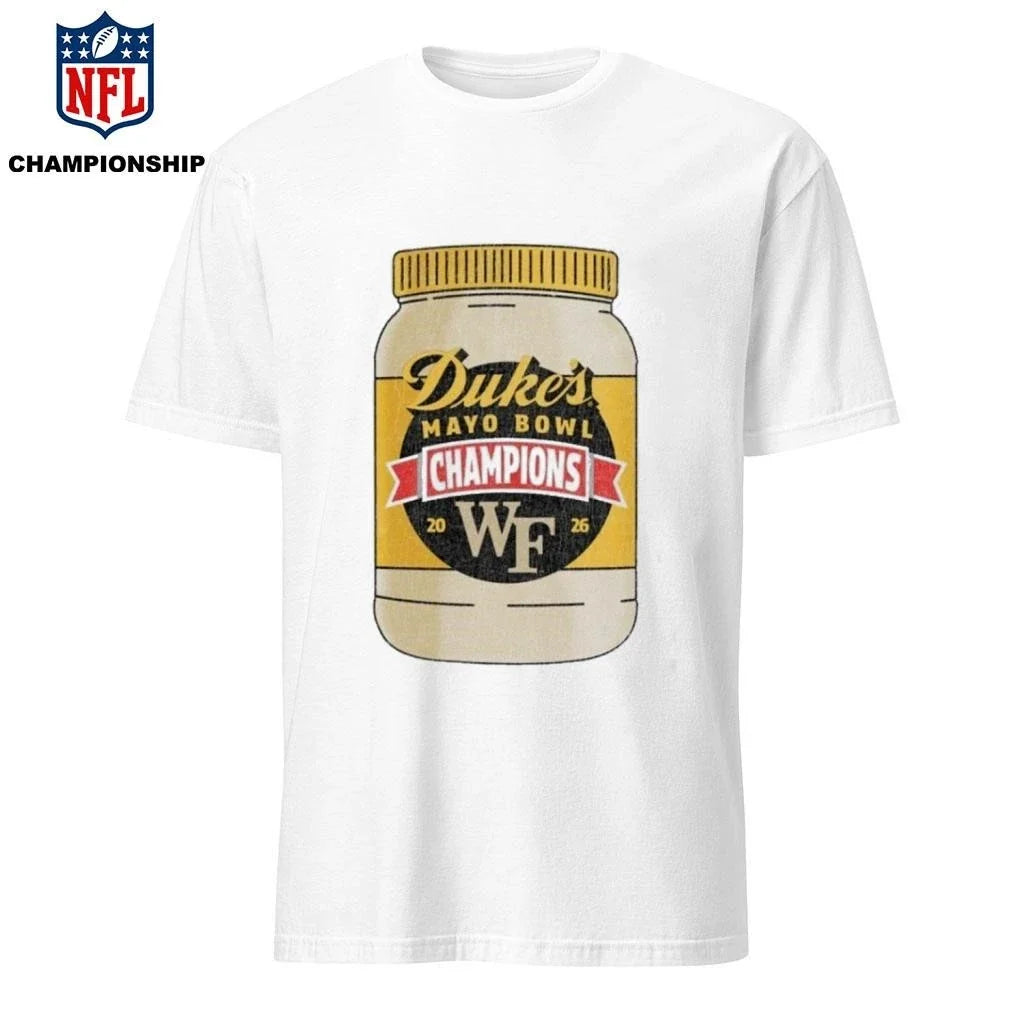2026 Duke's Mayo Bowl Wake Forest Champs - Adult & Kids T-Shirts, Sweatshirts & Hoodies apparel design preview 1