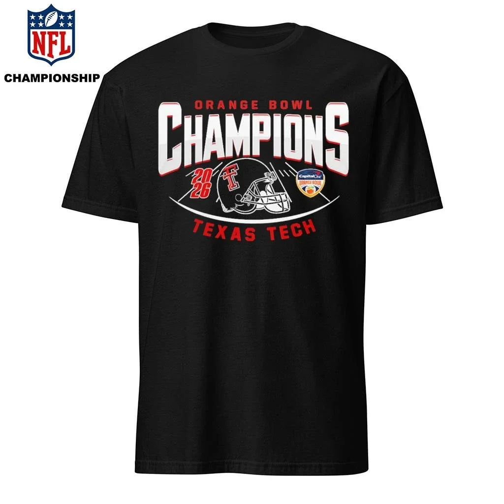 2026 Texas Tech Orange Bowl Champions - Adult & Kids T-Shirts, Sweatshirts & Hoodies apparel design preview 1