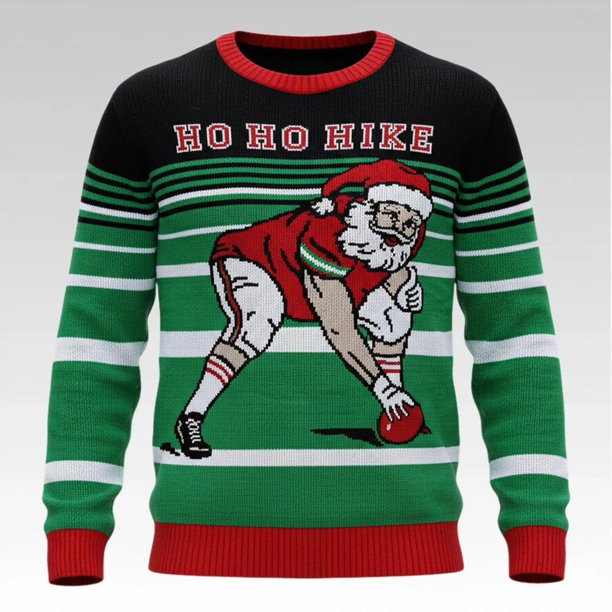 Justin Barron Cowboys Ho Ho Hike Ugly Christmas Sweater - Holiday Gift product image