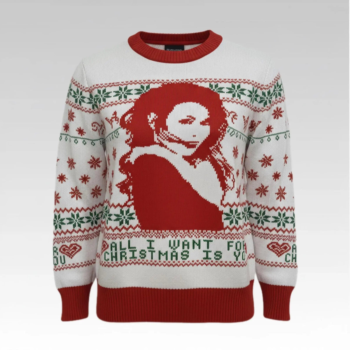 Mariah Carey All I Want For Christmas Is You Ugly Christmas Sweater - Holiday Gift product image
