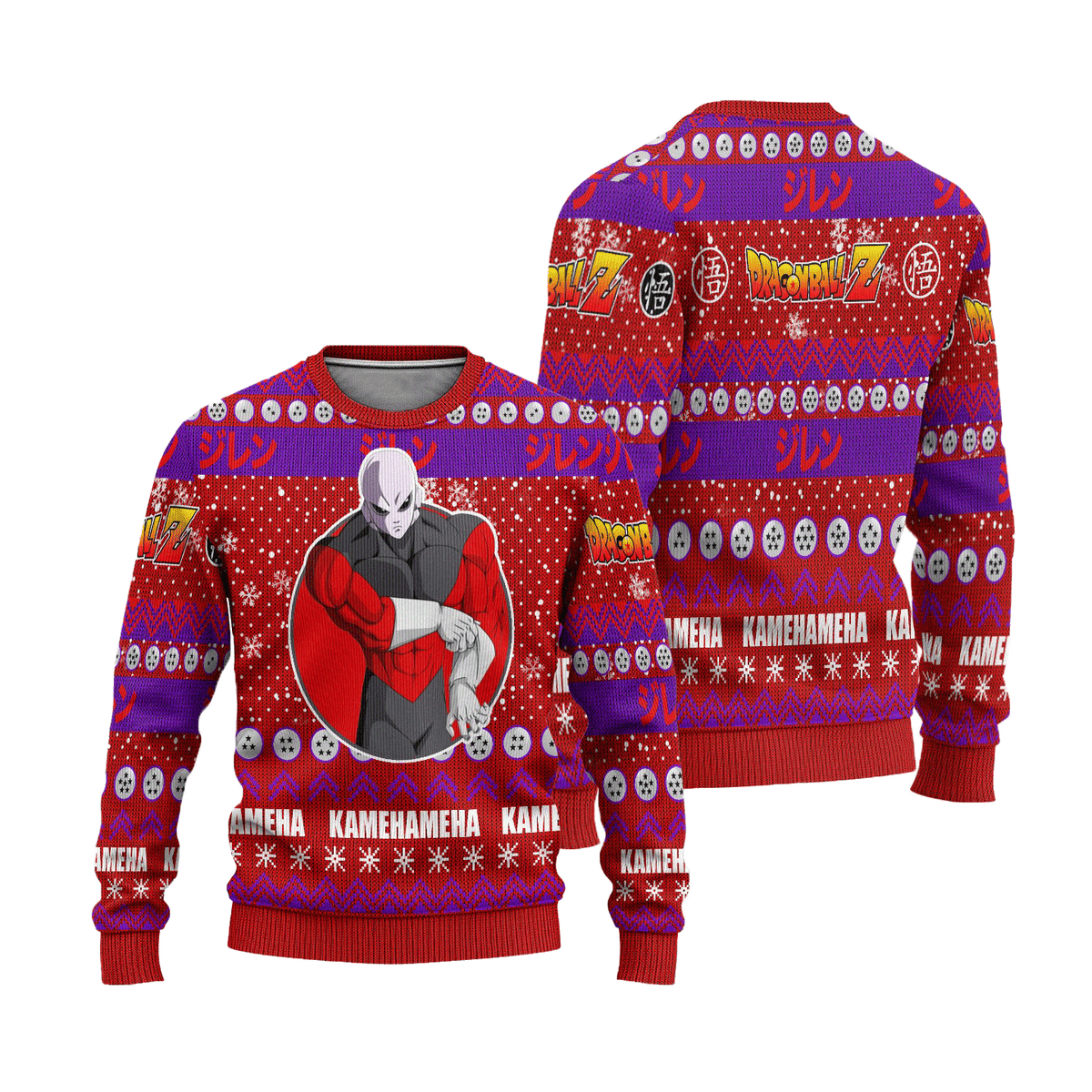 Jiren Anime 3D Ugly Christmas Sweater - Holiday Gift product image 3